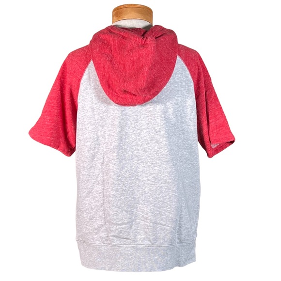 ROOTS Canada Short Sleeve Unisex Hoodie With Flocked Logo Size Medium - Picture 5 of 10